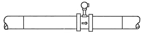 氣體計(jì)量表焊接法蘭安裝示意圖二