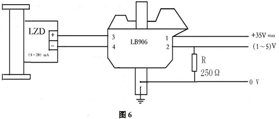 衛(wèi)生型金屬轉(zhuǎn)子流量計(jì)本安防爆型接線圖